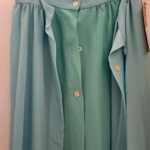 blue/green skirt vintage from the 1990s